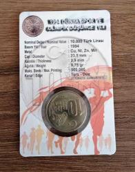 HATIRA PARA DÜNYA SPOR VE OLİMPİK DÜŞÜNCE YILI 1994 FAO (Resimdeki Ürün Gönderilecektir) ÖZEL SAKLAMA KİTİ İÇİNDE A-15