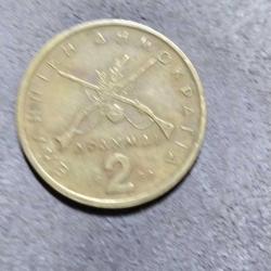 P34---1980 YUNANİSTAN MADENİ PARA 2 DRAHMİ