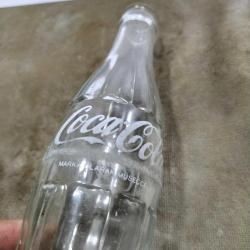 BEYAZ LOGOLU ESKİ COCA COLA ŞİŞESİ