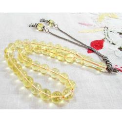 UKRAYNA MeNŞeiLi BALTIK DaMLa KEHRİBAR 33 Lük TESBİH.......7,6mm