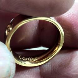 YZ2------CARTIER ALTIN RENGİ ALYANS YÜZÜK