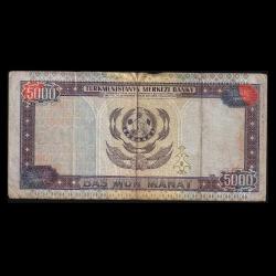 TÜRKMENİSTAN (2000) - 5.000 Manat (T-ÇT 6,5/10)