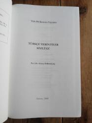 Türkçe Verintiler Sözlüğü (1. Baskı - Bez Ciltli ve Şömizli)