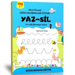 Okul Öncesi Çizgi Çalışmaları Kitabı (YAZ-SİL)
