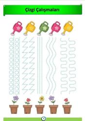 Okul Öncesi Çizgi Çalışmaları Kitabı (YAZ-SİL)