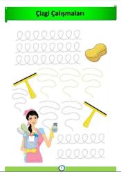 Okul Öncesi Çizgi Çalışmaları Kitabı (YAZ-SİL)