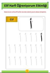 Elif-BA Öğreten YAZ-Sil Kitabı