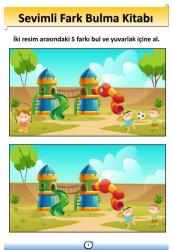 Okul Öncesi Fark Bulma Yaz-Sil Kitabı