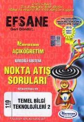 Karacan Açıköğretim Kredili Sistem Nokta Atış Soruları Temel Bilgi Teknolojileri 2 Kitap Takım 109 ve 110 Kodlu Kitap