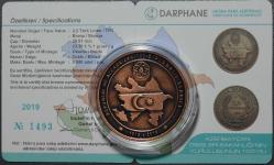 AZERBAYCAN DIŞİŞLERİ 100. YILI BRONZ HATIRA 2,5 LİRA. 1919-2019. SERTİFİKALI ÇİL.