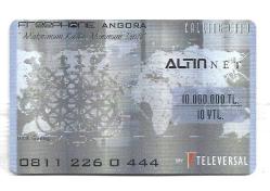 K = UZAK MESAFE  ARAMA KARTI * ALTIN  NET - 10  YTL ( AMBALAJINDA )