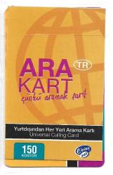 K = UZAK MESAFE  ARAMA KARTI * ARA  KART - 150  KONTÖR ( AMBALAJINDA )