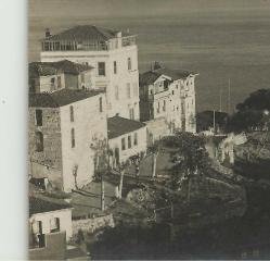 CONSTANTINOPLE KARŞIDA KIZKULESİ,SALACAK,SELİMİYE KIŞLASI SİYAH-BEYAZ ESKİ FOTOKART...