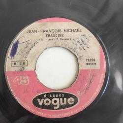 Jean François Michael / Adieu Jolie Candy - Francine / Turkey 1970 / 45'lik / *pop*