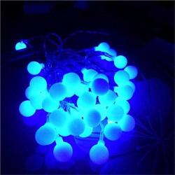 4 METRE NOEL IŞIĞI MAVİ YILBAŞI AĞACI IŞIĞI MAVİ IŞIK TOP LED IŞIK MAVİ TOP IŞIK MAVİ NOEL AĞACI IŞIĞI VİTRİN SÜSLEME IŞIĞI İP LED IŞIK MAVİ LED 220 VOLT FİŞLİ