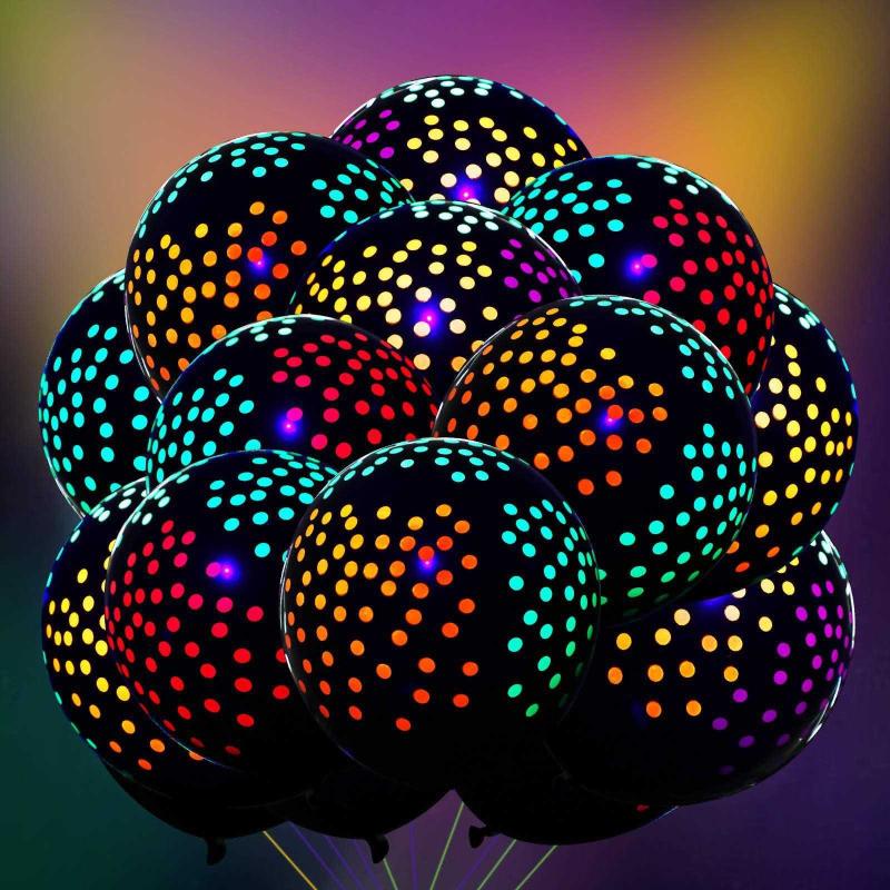 blacklight reactive balloons