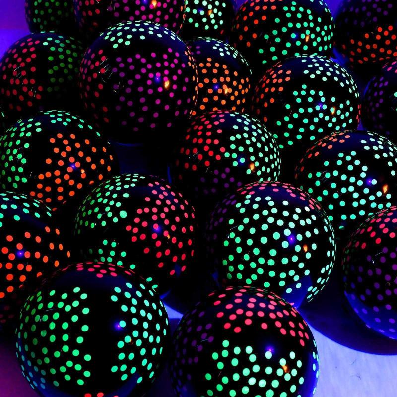 blacklight reactive balloons