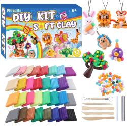 Polymer Clay Modeling Clay Kit As Art Crafts Best Ideal Gift for Kids