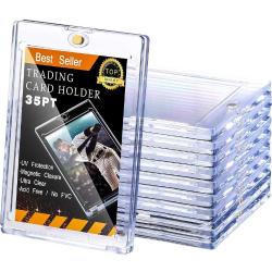 Antika - 10 Pieces Magnetic Card Holder 35 Pt Trading Card Protector, Baseball Card Protector, Acrylic Card H - kitantik - kitaLog