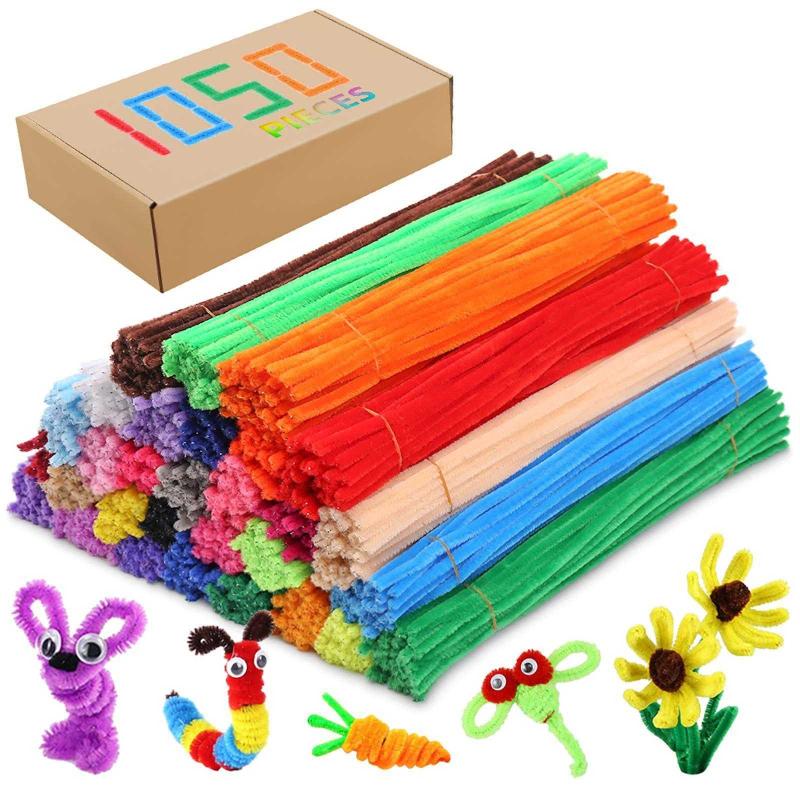 150 Pieces Christmas Pipe Cleaners Chenille Stem,50 White Craft Pipe  Cleaners,50 Green Chenille Stems Pipe Cleaners, And 50 Red Pipe Cleaners  For Arts