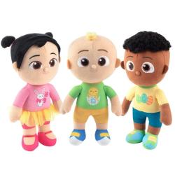 Antika - CoComelon 8" Plush (3pack) - JJ, Cody & Cece Dolls - Stuffed Animal Toy Gift for Toddlers and Kids - - kitantik - kitaLog