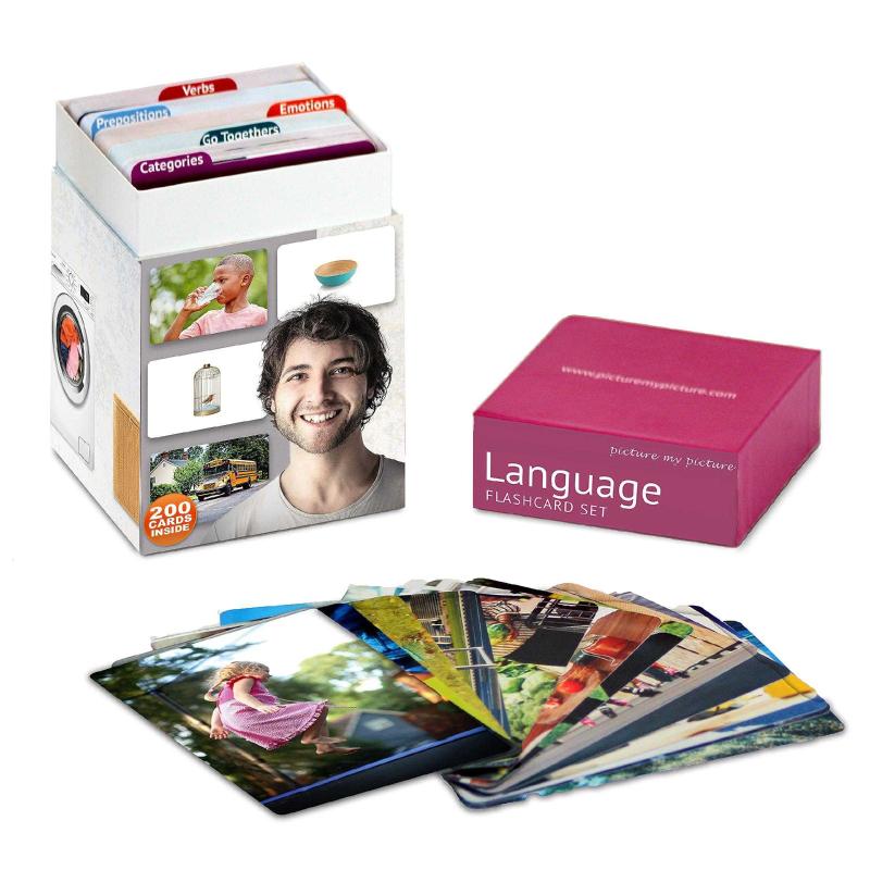 Language Flash Card Set Feelings and Emotions, Prepositions, Verbs,  Categories and Go Togethers Antika ve Koleksiyon kitantik  #12702209025873