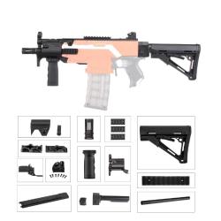 Antika - JGCWorker Mod Kit Set for Nerf N-Strike Elite Stryfe Upgrade Model Nerf Modulus Attachment (MP5-K-A) - kitantik - kitaLog
