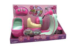 Antika - My Life As Radio Controlled Scooter for 18" Dolls, 5 Piece Set Includes Doll Helmet and Pet Goggles - kitantik - kitaLog