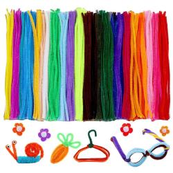 Antika - 400 Pcs Pipe Cleaners Craft, Pipe Cleaners Chenille Stem, Multicolor Pipe Cleaners Craft Supplies fo - kitantik - kitaLog