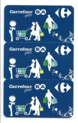 K = MARKET  KARTI ( CARREFOUR SA * PLUS ) PLASTİK - TEMİZ