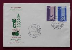 1958 Avrupa Pulu FDC