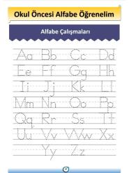 Yaz Sil Okul Öncesi Haydi Alfabe Öğrenelim Kitabı