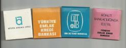 BANKA-BANKACILIK TEMALI ESKİ YASSI KİBRİTLER...