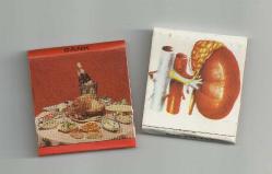 İLAÇ - ECZACILIK TEMALI ESKİ YASSI KİBRİTLER...