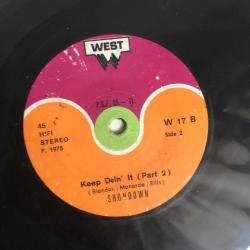 Showdown - Keep Doin' It / Turkey 1978 / 45'lik / *funk soul disco*