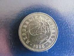 1986 YILI MALTA 2 CENTS