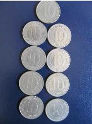 1983,1984,1985 YILLARINA AİT 9 ADET YUGOSLAVYA 10 DINARA