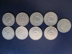 1983,1984,1985 YILLARINA AİT 9 ADET YUGOSLAVYA 10 DINARA