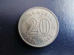 1982 YILI MALEZYA 20 SEN