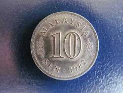1982 YILI MALEZYA 10 SEN