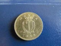 1995 YILI MALTA 1 CENT