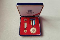 TÜRK ASKERLERİNE VERİLEN KORE ASKERİ GAZİ MADALYASI  NADİR MODEL B8042