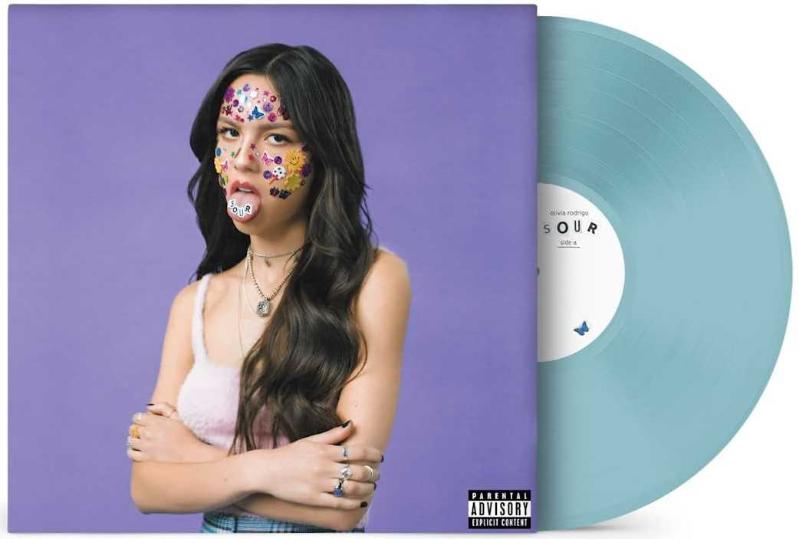 OLIVIA RODRIGO - SOUR LIMITED EDITION LIGHT BLUE PLAK LP 2021