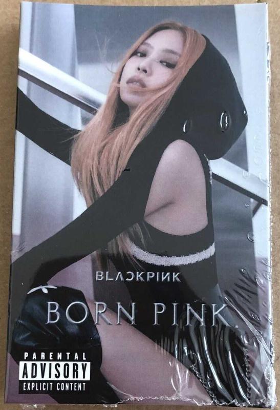 BLACKPINK JENNIE İMZALI BORN PINK KART + CD + KASET SET 2022