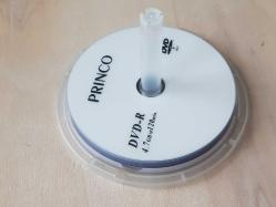 BOŞ DVD-R A4TECH 25 ADET+PRİNCO 9 ADET