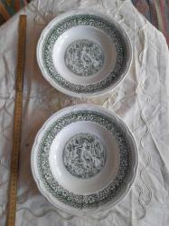 AVRUPA TEMALI DAMGALI PORSELEN 1 ÇİFT TABAK