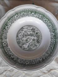 AVRUPA TEMALI DAMGALI PORSELEN 1 ÇİFT TABAK