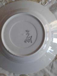 AVRUPA TEMALI DAMGALI PORSELEN 1 ÇİFT TABAK