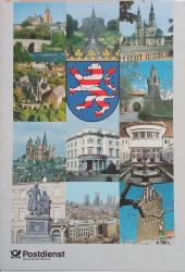 F.Almanya Postaları İlk Gün Sayfası (HESSEN Eyaleti)