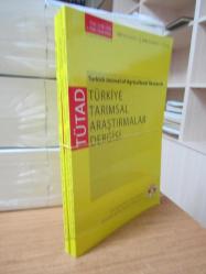 Siirt Üniversitesi Ziraat Fakültesi - Türkiye Tarımsal Araştırmalar Dergisi - 2018 Yılı Cilt 5 - 3 Sayı TAKIM (Sayılar:1-2-3)
